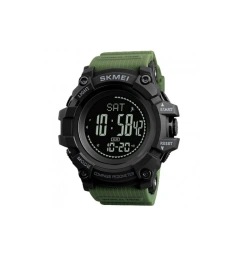 Годинник Skmei 1356AG Army Green + Compass
